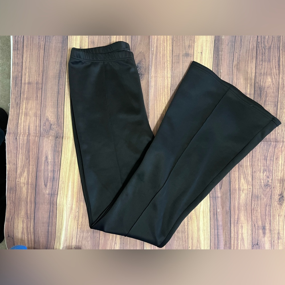 PrettyLittleThing Black Flare Leg Trousers
